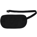 3X Waist Pouch for Passport Money Belt Bag Hidden Security Wallet Black. 