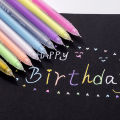 Belden BT-982 high-gloss pastel, fluorescent gel pen, black cardboard, stroke, hand-booked pen 9 colors, graffiti, hand-painted DIY. 