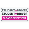 Student Driver Sticker Removable No Paint Damage - Non Magnetic Stickers for Car Windows Student Driver Signs f. 