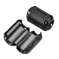3pc Ring Core Ferrite Bead Clamp Choke Coil EMI RFI Noise Filter Clip Snap Cable. 