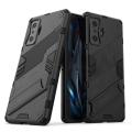 For Xiaomi redmi k50 gaming k50g Punk Phone Case For Xiaomi redmi k50 gaming k50g Case Cover Hard Shockproof TPU Back Cover Metallic Stylish Shockproof Phone Safety Case with Holder. 