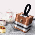 Women’s Square Box Handbag New Trendy Party Clutch Bag Purse Handmade Pakistan Casual Clutch For Women Formal Top Handle Purse Hand Bag Luxury Style Designer Handbag Plaid Box Purse For Girls Stylish Hand Bag Clutch. 
