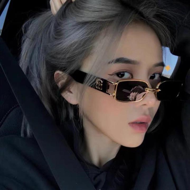 Sunglasses Square Cermin Mata Spek Viral Shades Sunglasses For Women UV400 Protection Eyeglasses Colour
