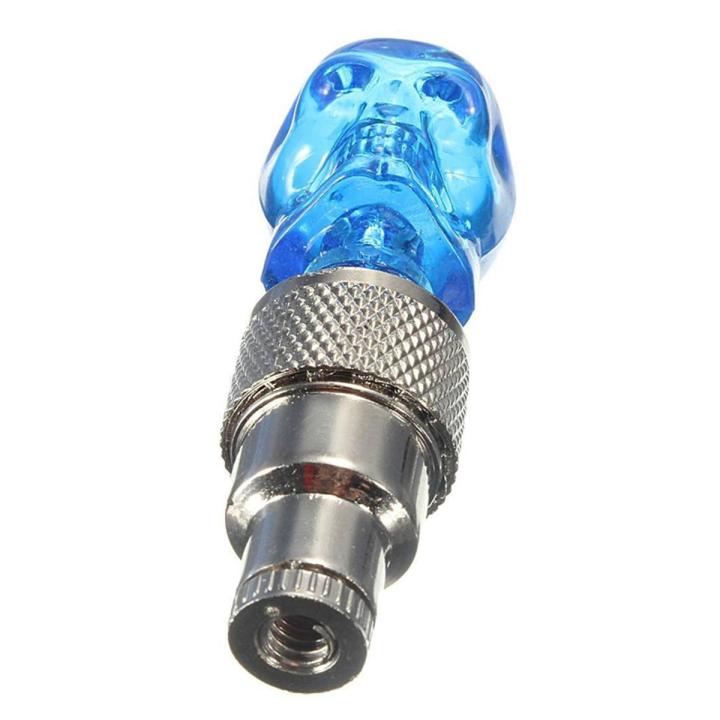 LED Licht Ventilkappe Speichenlicht Fahrrad Auto Felgen Reifen Blau