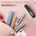 Refillable Perfume Atomizer - 5ml Travel Size, Mini Spray Bottle, Portable Refillable Empty Metal Bottle for Fragrance, Travel Essential, Leak-Proof, Pocket-Sized, Ideal for Men & Women. 