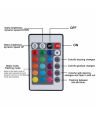 4pcs Car Interior Lights RGB 12 LED Strip Light Car Auto Atmosphere Music Remote Control Flexible Neon Lamp 12V. 
