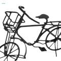 Metal Dollhouse Bike Landscape Decor Miniature Furniture Shopping Bike Figurine 1/12 Scale Model for Shop Garden Scenes Office Home. 