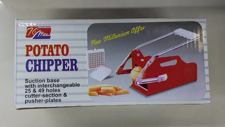 Kimee%20Potato%20Chipper%20Suction%20Base%20With%20Interchangeable%2025%20&%2049%20Holes%20Cutter%20Section%20&%20Pusher%20-%20Plates%C2%A0Coupe%C2%A0Frites%20-%20Image%202