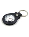 Leather Key Chain With Working Clock Keyrings Keychains Watch Key Chains Rings Clock Brown/Black. 