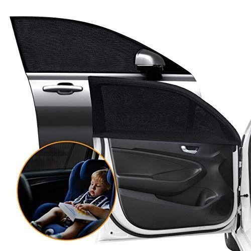 Universal Car Window Shades Side Window Shade For Car Breathable Mesh Car Rear Window Sunshades Protects From Sun Glare And Uv Rays 4 Pc s Daraz.pk