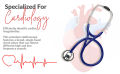 eSteth Cardiology Stethoscope – Heart/Lung Diagnostic Tool – Sensitive Single Head Chest Piece - Navy. 