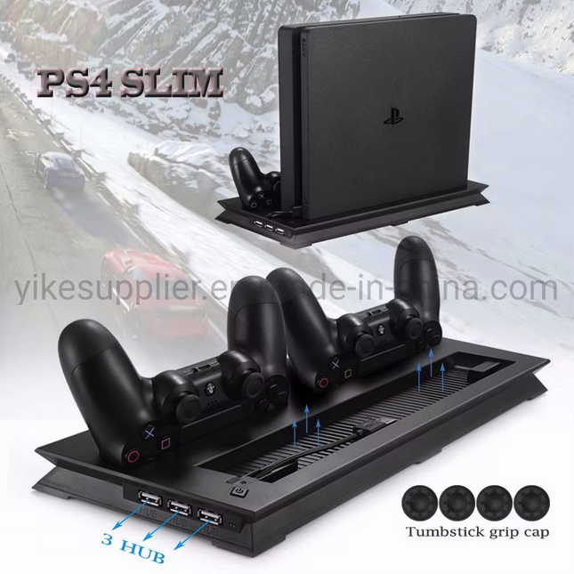 Ultrathin%20PS4%20Slim%20Vertical%20Stand%20with%20Charging%20Dock%20&%20Cooling%20Fan%20%E2%80%93%20Dual%20Controllers%20Charger,%20Heat%20Sink,%20Low%20Noise%20-%20Image%203