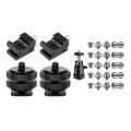 Camera Screw, 21 Pcs 1/4 Inch 3/8 Inch Converter Threaded Screws. 