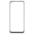 For OnePlus Nord N200 5G DE2118 Front Screen Outer Glass Lens (Black). 