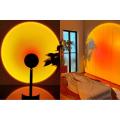 USB Sunset Led Projector Night Light Sunlight Projector Desk Lamp For Bedroom. 