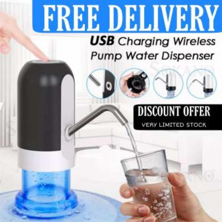 Automatic Electric Water Dispenser Pump Rechargeable Portable USB ...