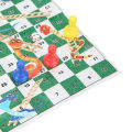 Flying Chess Set, 3 in 1 Educational Flying Chess Game Foldable Chessboard Plastic Portable with Dice for Party for Leisure. 