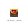 Kisan Canola cooking oil 1 x 5 litre carton. 