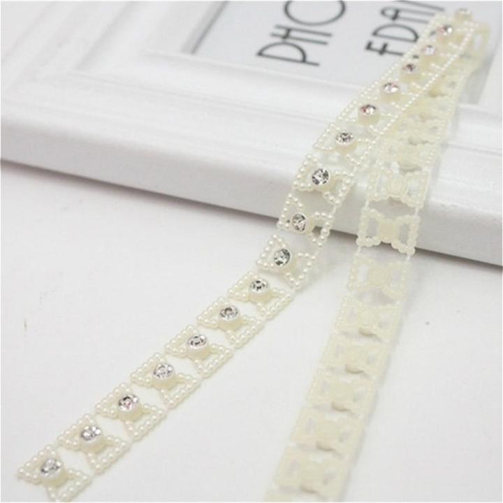 Fine Beaded And Diamond Connected Lace DIY Women's Child Headdress Bracelet Necklace Shiny Making Gift Box Multipurpose Ribbon