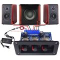2.1 Channel Digital Amplifier Board with AUX Cable+USB Cable. 