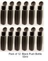 Pack of 12 / Empty Push Bottle 50ml / Empty Bottles for Hair Oil / Lotion Bottles Empty Plastic Push Bottles Flip Top. 