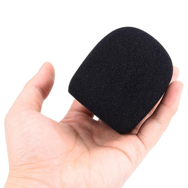 Handheld Microphone Foam Windscreen Cover Soft Ball Type for Stage and Conference Use