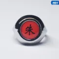 Ninja Naruto Uchiha Itachi Ring Akatsuki Member Zhu Ring Cosplay Stage Property Collectibles Gift. 