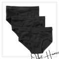 Underwear for Mens 100% Cotton Imported Old Navy UnderWear Pack Of 3 High Quality Black Underwear. 