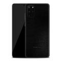 BLACK LEATHER SKIN/WRAP SERIES FOR SAMSUNG GALAXY S20 PLUS. 