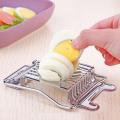 Multifunctional Egg Cutter Stainless Steel Cutting Egg Slicer Hard Boiled Eggs Slicing Gadgets Kitchen Accessories. 