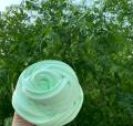 MINT LEAVE ! 4oz  Super fluffy and inflammatory slime .. 