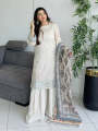 Salitex 3 Piece Unstitched Festive Embroidered Suit (SUNW7JI092). 