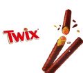 Twix Wafer Roll with Caramel Cream Filling Covered in Milk Chocolate (5×2 Wafers) (112 gram Pack) (Made in Egypt). 