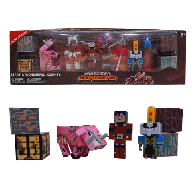 Minecraft Dungeons Character Action Figure Play Set for Kids - Model 3