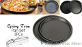 9",10",12" Nonstick Pizza Pan Set of 9 -10 and 12 inches Pizza Tray, Non Stick Pizza Trays. 