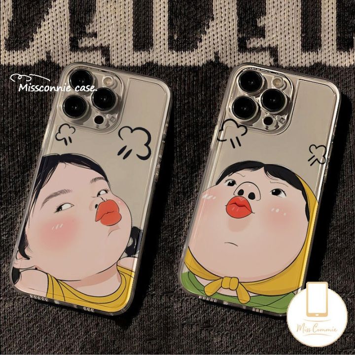 For Infinix Smart 9 6 8 7 5 Pro Plus 8HD Tecno Spark GO 1 20C 10 20 Pro 10C Hot 50i 40i 30i Hot 30 9 10 11 12 8 Play Note 30 40 Pro 12 G96 Cartoon Best Girl Blushing Style Case