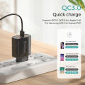 48W USB Charger 4Port Type C Quick Charge QC 3.0 For Samsung Xiaomi mi10 Huawei Charger adapter For Smartphones PD Fast Charging. 