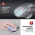 Wireless Gaming Mouse with USB Receiver,2 Side Buttons, 3600DPI, Side Wheel Ergonomic Design, 6 Buttons HXSJ T32 Vertical Wireless Side Wheel Mice Mouse for Laptop PC Computer Desktop Mouse 6 keys 3600DPI. 