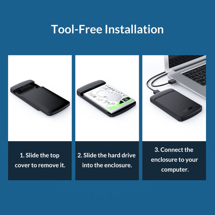 Orico%20External%202.5%20inch%20Hard%20Drive%20Enclosure%20(2020U3)%20-%20Portable%20-%20SATA%20III%20to%20USB%203.0%20-%20ABS%20Plastic%20Case%20-%20for%20HDD%20or%20SSD%20-%20Original%20with%20S/N%20-%20Image%206