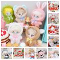 Doll clothes 10cm cotton doll starfish body normal body 15cm clothes skirt new year christmas onesie set. 
