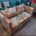 Two seater sofa, 2 seater sofa, new style 2 seater sofa, Two seater  digital print sofa, canvas printed sofa, customize sofa. 