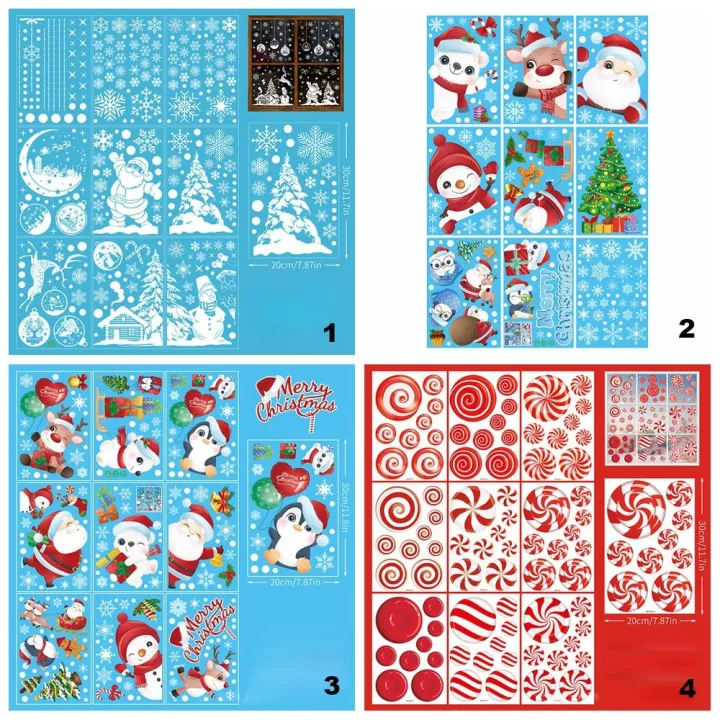 Santa%20Clause%20Christmas%20Static%20Stickers%20Gift%20Snowman%20Gnome%20Xmas%20Tree%20Window%20Decals%20Party%20Supplies%20Festival%20Ornament%20Snowflake%20Sticker%20Christmas%20-%20Image%203