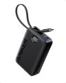 Anker Power Bank Battery Pack, 20,000mAh 22.5W High Speed Charging Portable Charger with Built-in USB C Cable, 1 USB-C, 1 USB-A, for iPhone 15/15 Plus/15 Pro/15 Pro Max, MacBook, Galaxy. 
