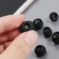 Replacement Earbud Tips [2 Pairs] Rubber Gel Ear Tips for in-Ear Headphones, Earbuds - High Quality. 
