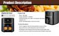 Silver Crest 10 Liter Air Fryer Instant Pot 10QT Air Fryer, 8-in-1 Functions with Even Crisp Technology that Crisps, Broils, Bakes, Roasts, Dehydrates, Reheats & Rotisseries, Includes over 100 In-App Recipes, Non-Stick Coating, Touchscreen, Cool Touch, |. 