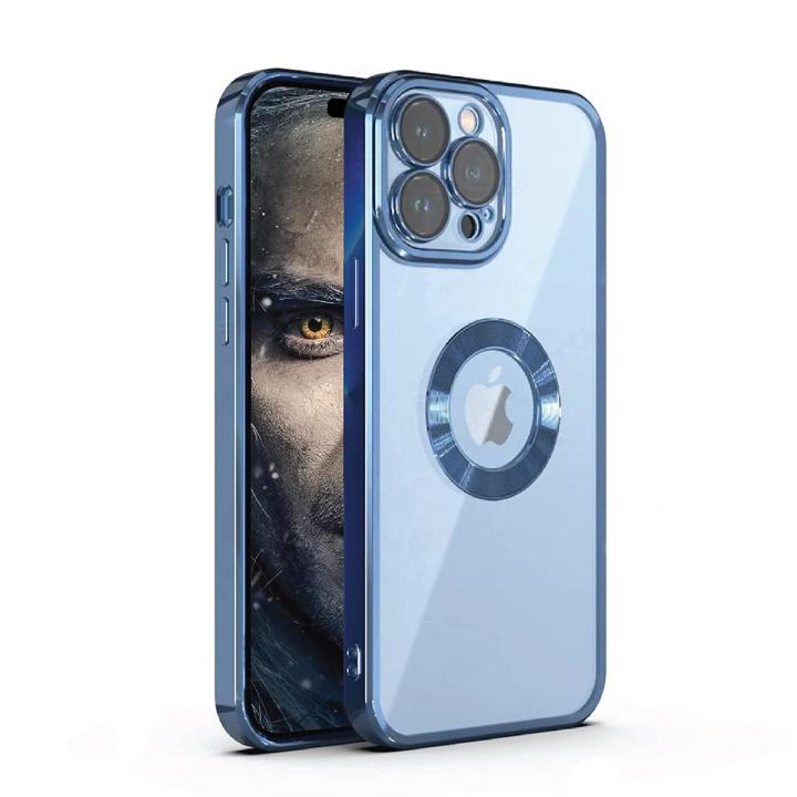 iPhone 12 pro max Back Cover/Case Soft Shiny Border Transparency