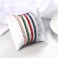 【beauty code】Kpop Vrouwen Tennis Luxe 2.5*5 Mm Multicolor Armbanden Voor Vrouwen Groothandel Verstelbare Sieraden DZH009. 