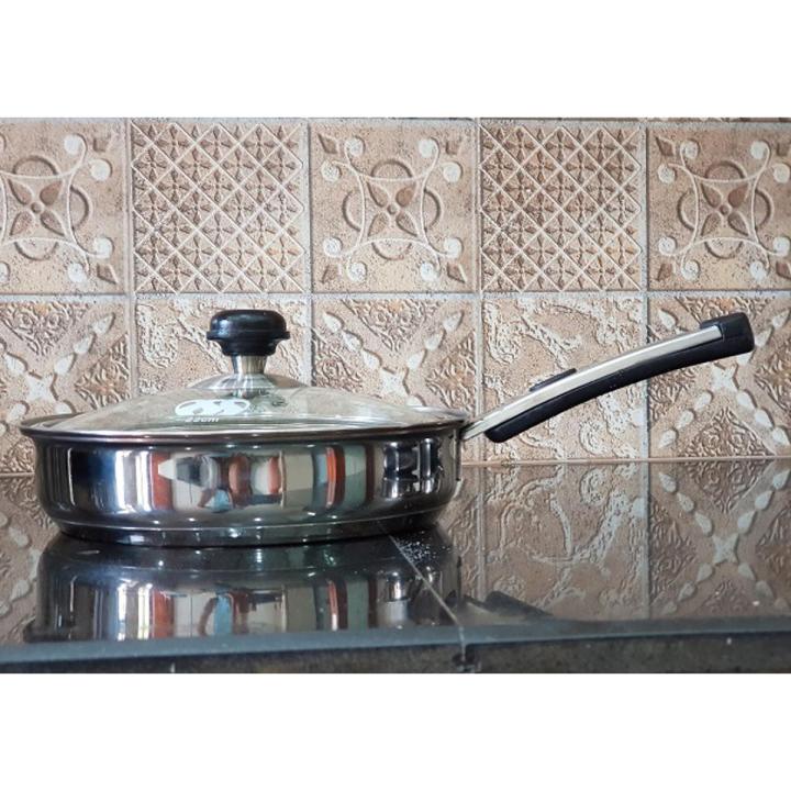 Stainless Steel Frying Pan (Alpha 100% Original) 20cm-24cm