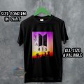 Bts Team And Logo Design Classic Bts Black Shirt. 