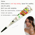GOLECHA Black Brown Red White Henna Cones Indian Henna Tattoo Paste For Temporary Tattoo Body Art Sticker Mehndi Body Paint. 
